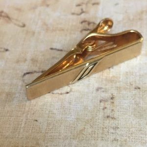 Vintage swank Art Deco tie clip